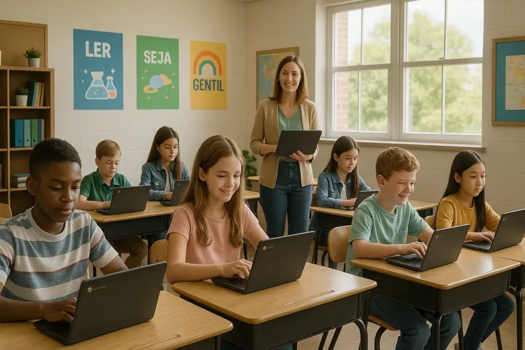 Chromebooks na educação
