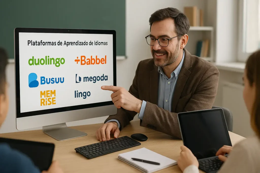 plataformas para ensinar línguas