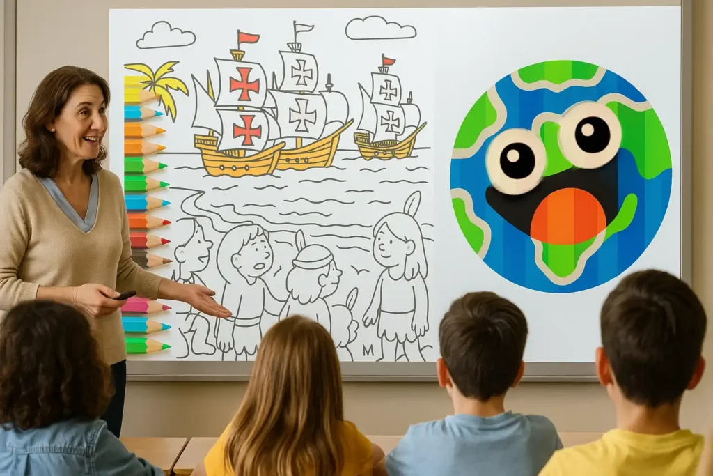 História do Brasil para colorir