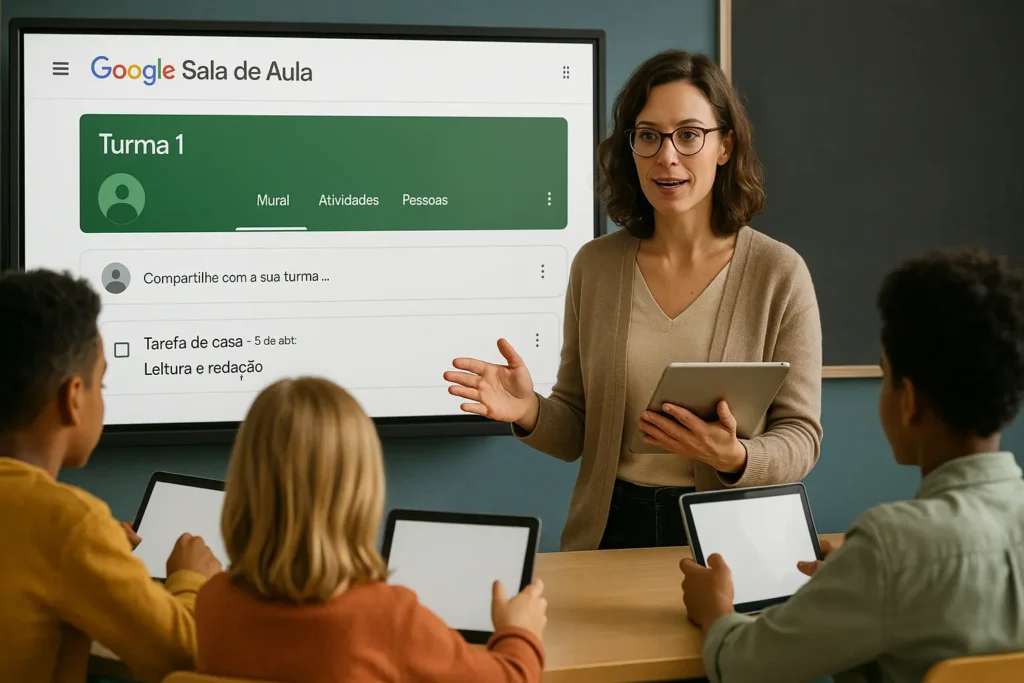 Como usar o Google Sala de Aula