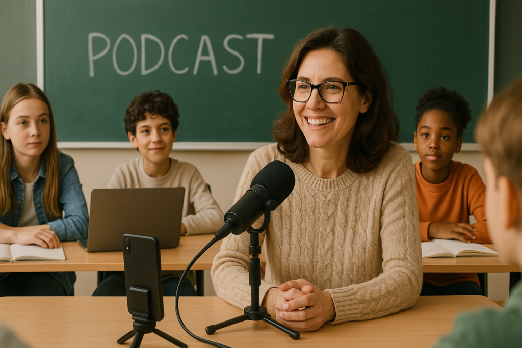 como usar podcasts nas aulas