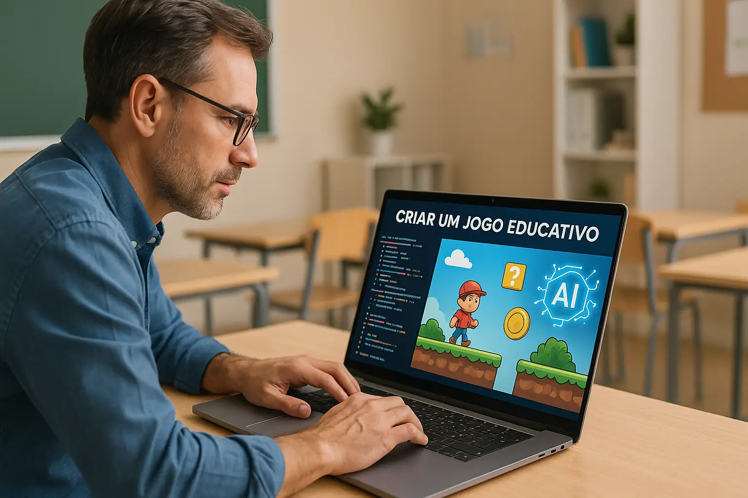 usar IA para desenvolver jogos educativos